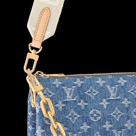 louis vuitton coussin blue|Louis Vuitton denim coussin.